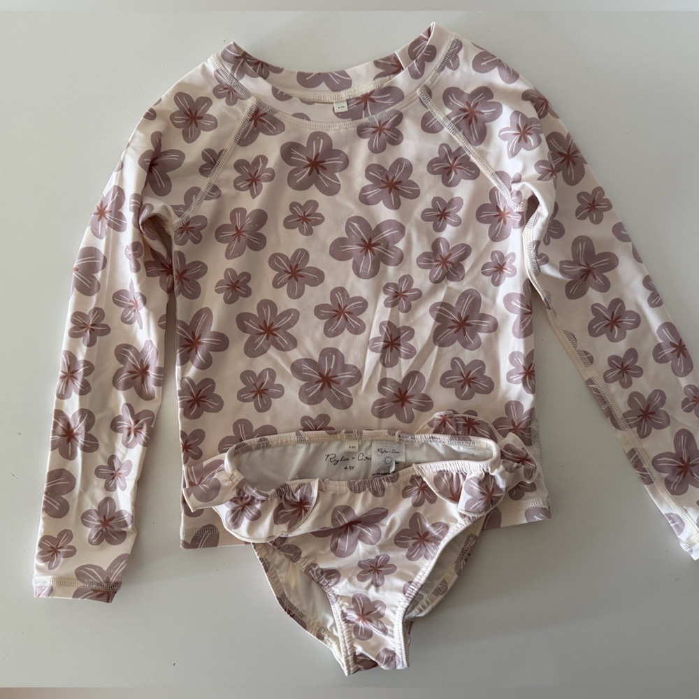 Rylee and Cru Floral Swim